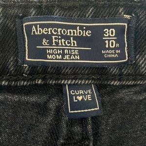 Abercrombie Curve Love High Rise Mom Jeans